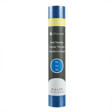 Glitter Heat Transfer - 12-Inch Blue