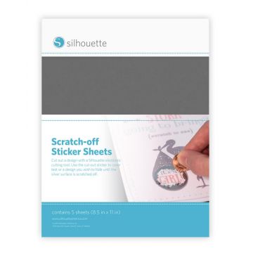 Scratch-Off Sticker - Silver