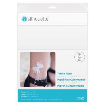 Temporary Tattoo Paper - White