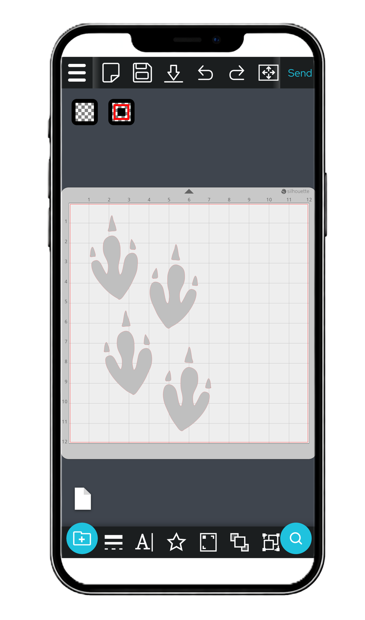 Touch-optimised mobile design experience